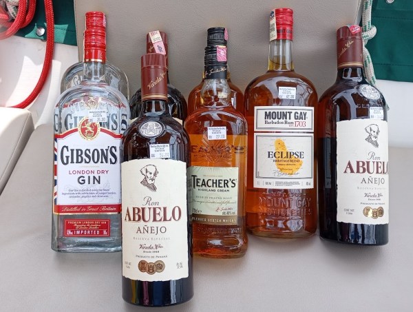 Duty Free Booze. Photo Ray Penson