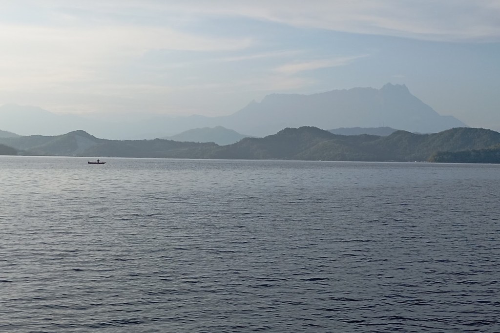 Mount Kota Kinabulu in the distance. Photo Ray Penson