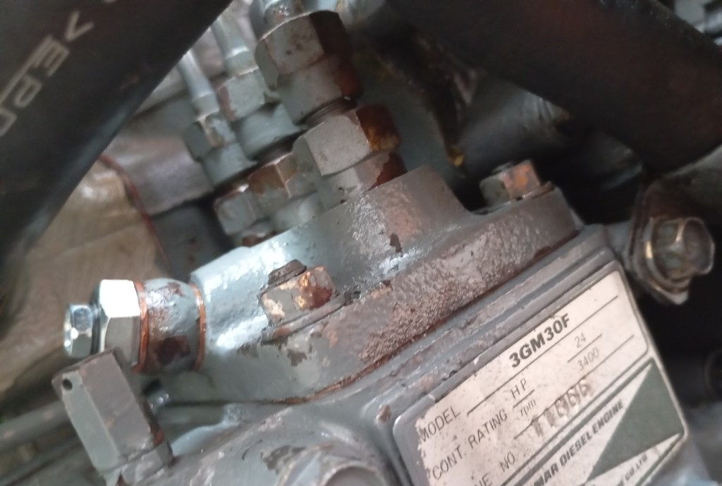 New 'O' rings and bleed screw fitted, tested and leak free. Photo Ray Penson