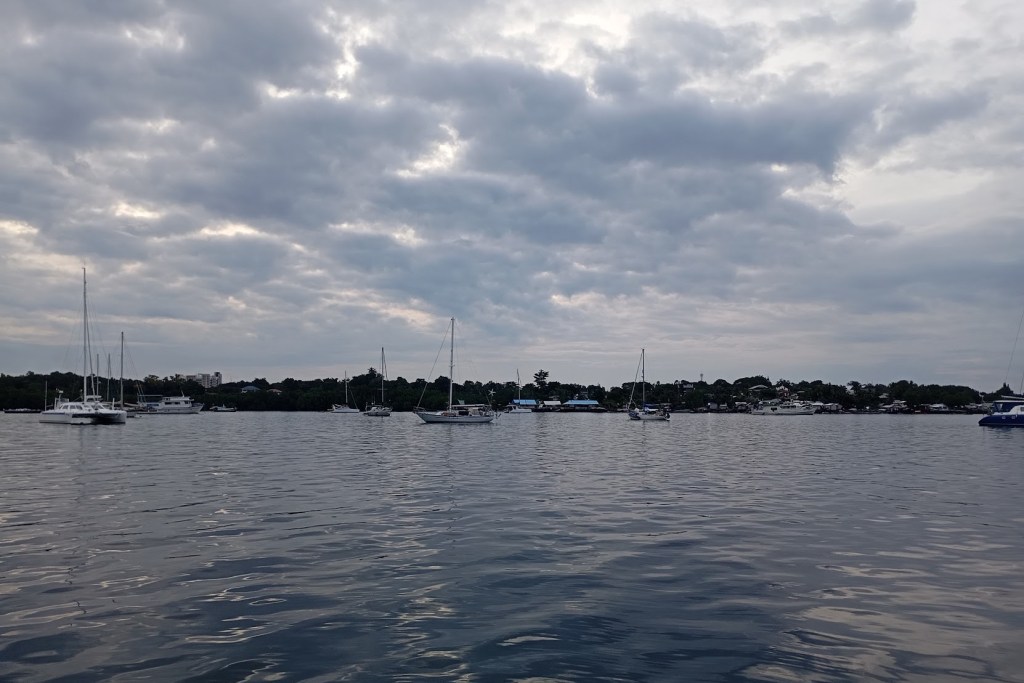 Abanico Yacht Club Moorings. Photo Ray Penson