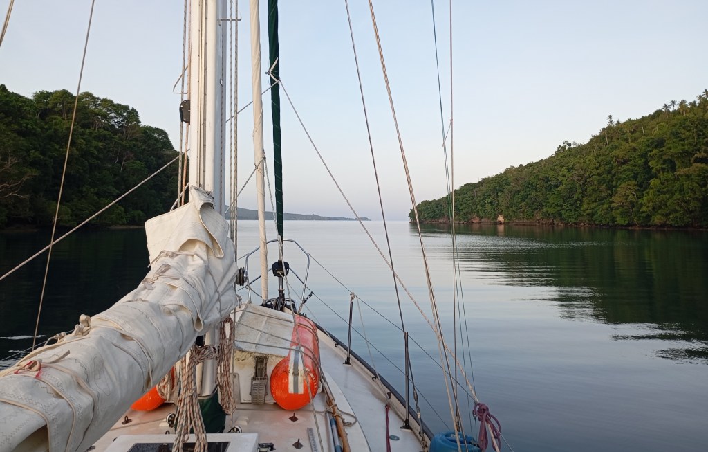 Bolaye Anchorage, just lovely and peaceful with birdsong. Photo Ray Penson