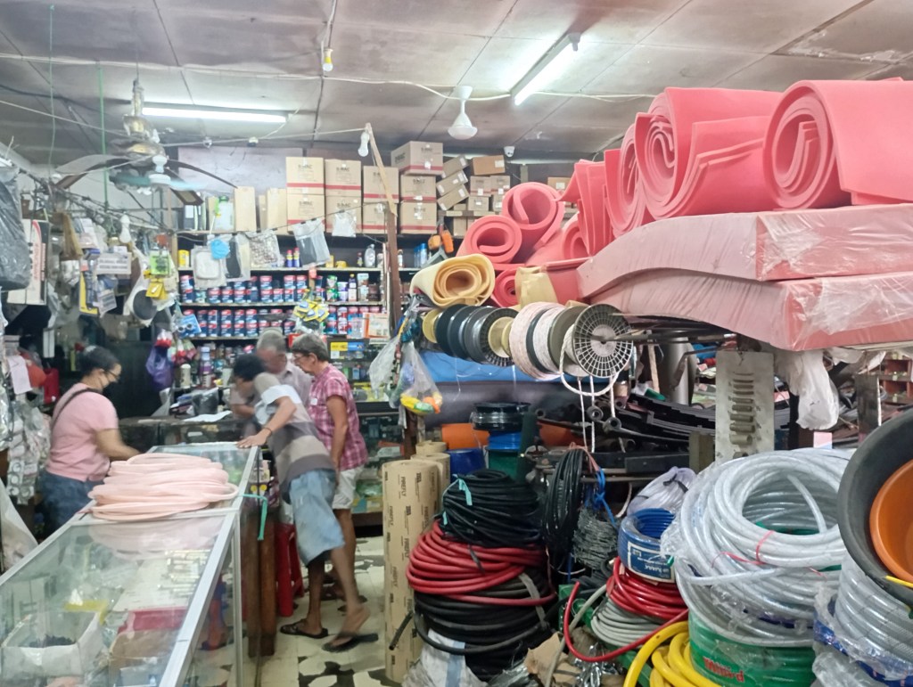 Marine Supplies in Biak, an Aladins cave of goodies. Photo Ray Penson