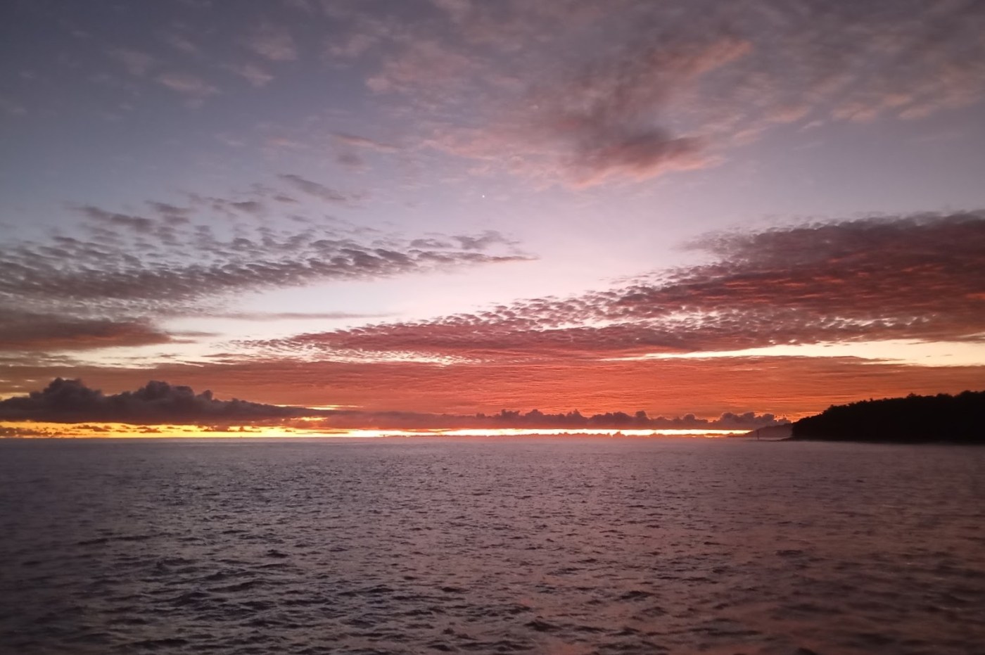 Another sunrise in the Solomon islands. Photo Ray Penson